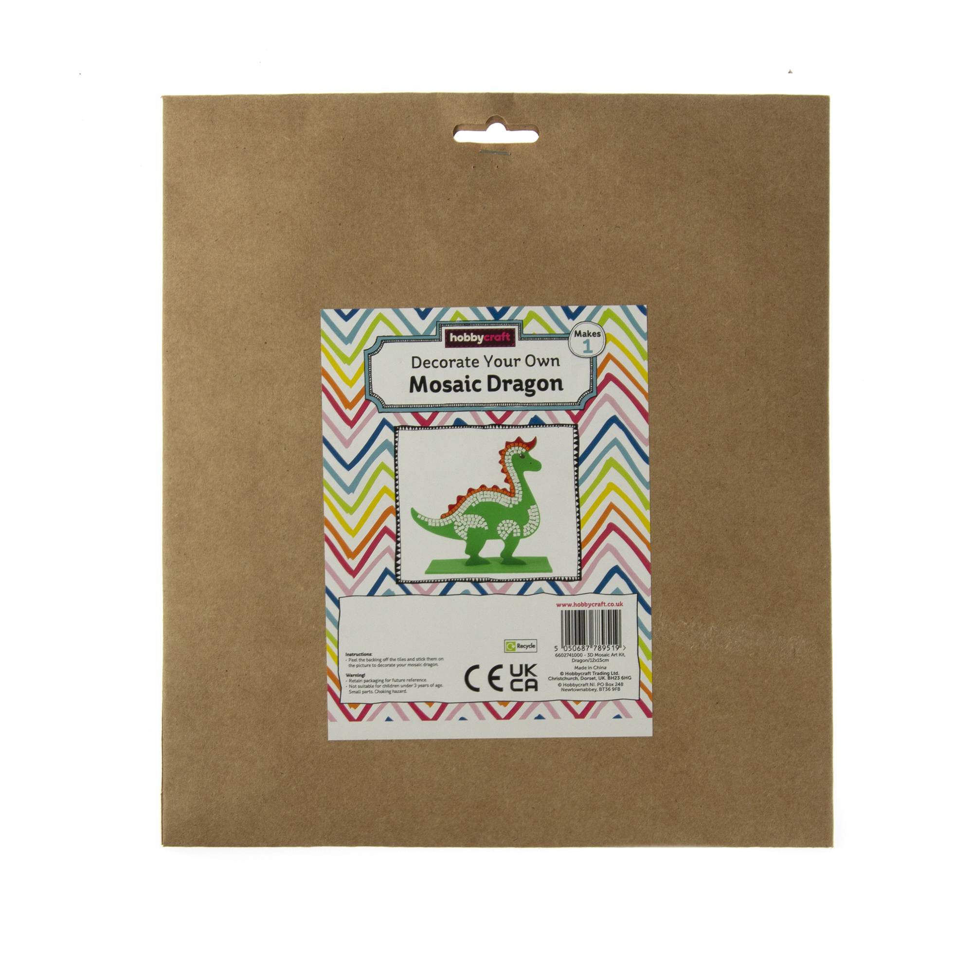 Decorate Your Own 3D Mosaic Dragon Hobbycraft