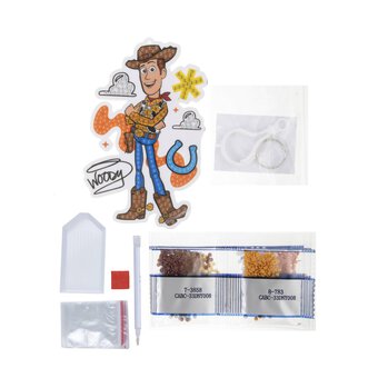 Crystal Art Woody Bag Charm Kit