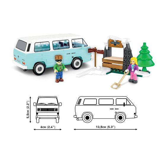 COBI Winter Adventure Volkswagen T3 Set 1:32 image number 3