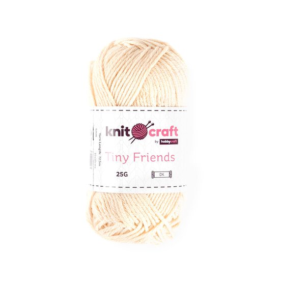 Knitcraft Pastel Peach Tiny Friends Yarn 25g image number 1