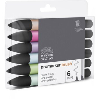 Winsor & Newton Pastel Promarker Brush 6 Pack image number 4
