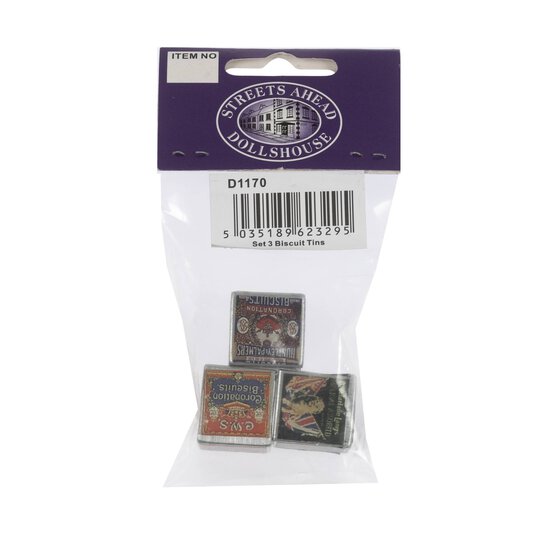 Doll&rsquo;s House Biscuit Tins 3 Pack image number 4