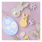 Hanging Ceramic Bunny Decoration 7.5cm image number 3