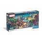 Clementoni Marvel Heroes vs Evil Panorama Jigsaw Puzzle 1000 Pieces image number 1