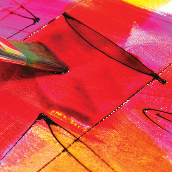 How to Create an Abstract Mixed Media Still Life image number 1