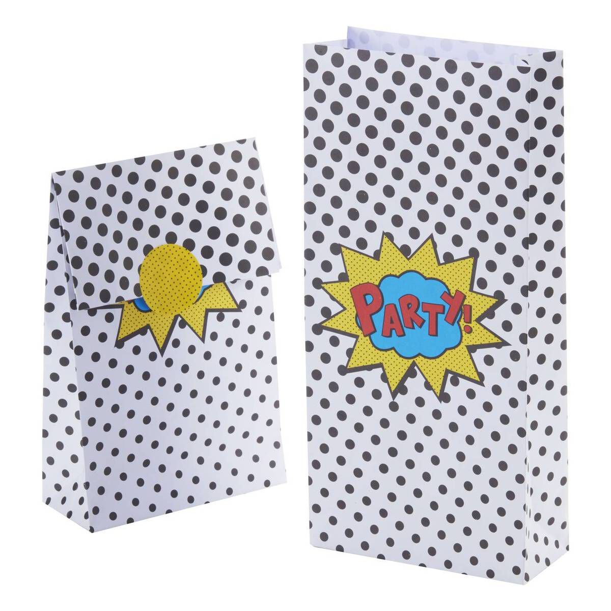 Comic Book Superhero Paper Bags 5 Pack Hobbycraft