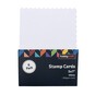 White Stamp Shaped Cards 5 x 7 Inches 6 Pack  image number 3