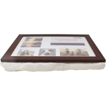 Personalisable Brown Lap Tray image number 3