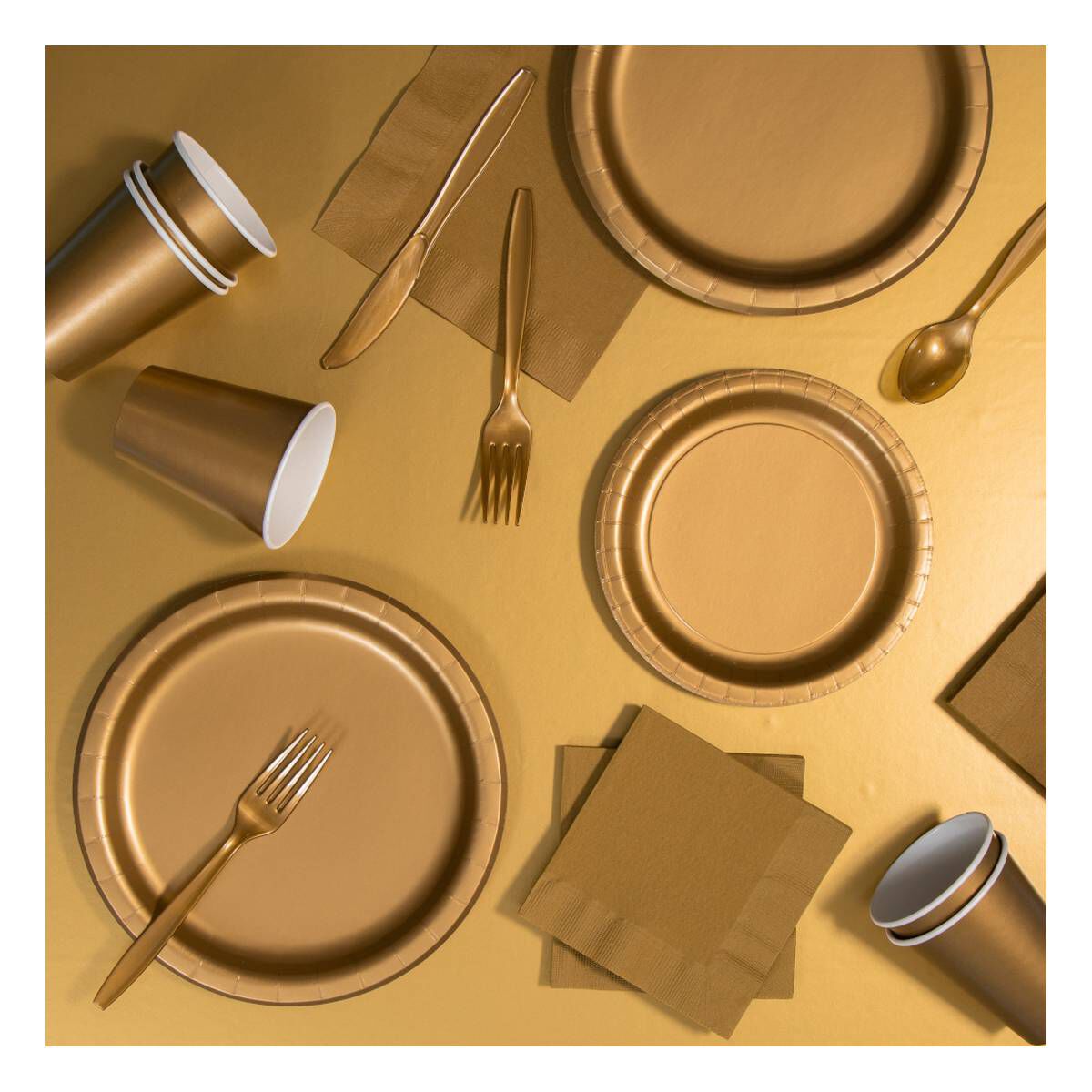 Gold Paper Cups 8 Pack Hobbycraft