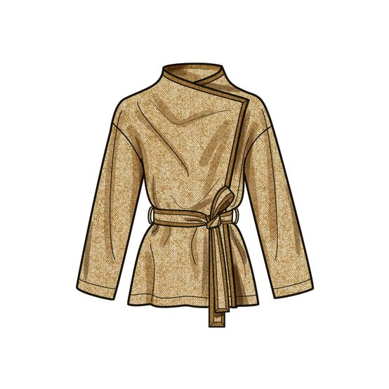 New Look Women's Jacket and Coat Sewing Pattern 6742 (XS-XL) image number 5