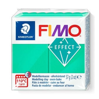 Fimo Effect Translucent Green Modelling Clay 57g