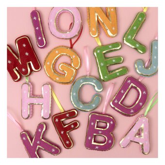 Hanging Felt Letter C Decoration