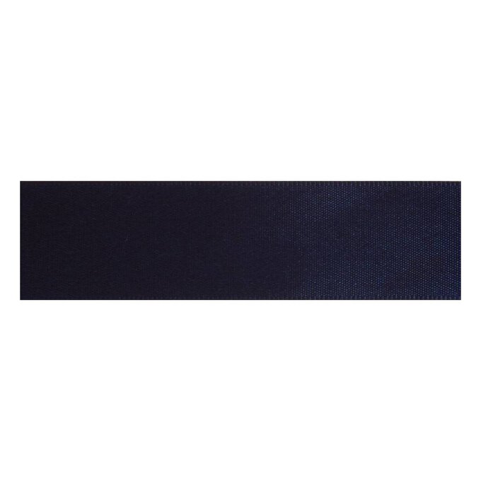Navy Blue Double-Faced Satin Ribbon 3mm x 5m image number 1