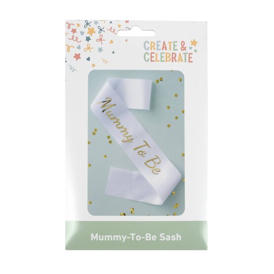Create & Celebrate Gold Mummy to Be Sash image number 4