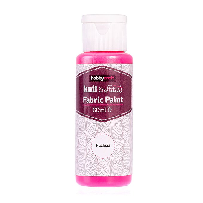 Fuchsia Fabric Paint 60ml image number 1