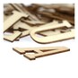 Natural Wooden Letters 52 Pieces image number 2