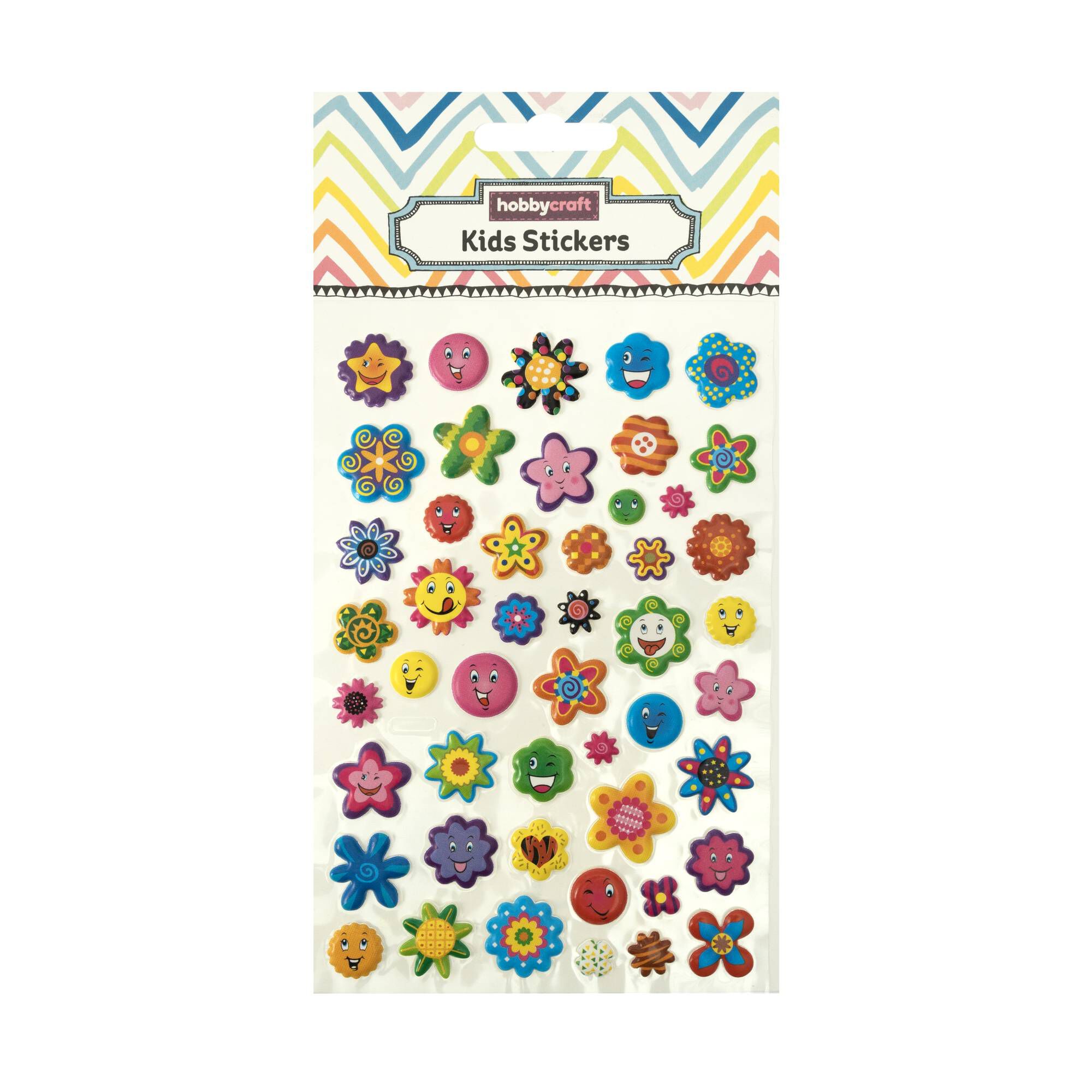 Softy Stickers Blüten – Aufkleber-Bogen, 17 X 9 Cm, Für Basteln, Scrapbooking & Deko