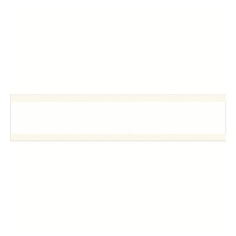 White Organza Satin-Edged Ribbon 38mm x 4m