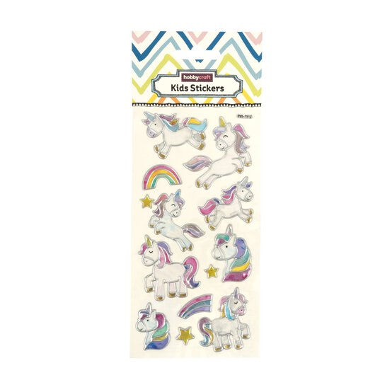 Unicorn Gel Stickers image number 4