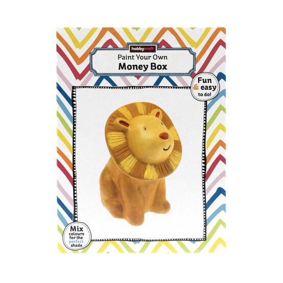 Paint Your Own Lion Money Box image number 5