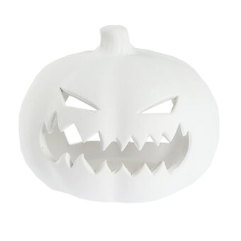 Ceramic Pumpkin Tealight Holder 13cm