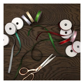 Mixed Christmas Ribbons 2m 12 Pack