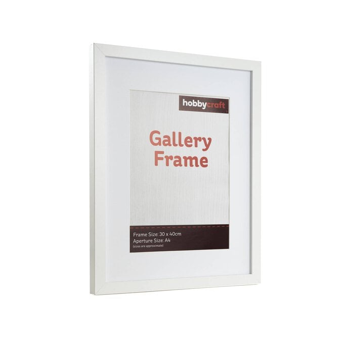 White Gallery Frame 30cm x 40cm image number 1