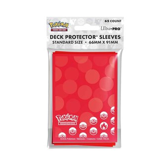 Pokemon Fire Energy Deck Protector Sleeves 65 Pack