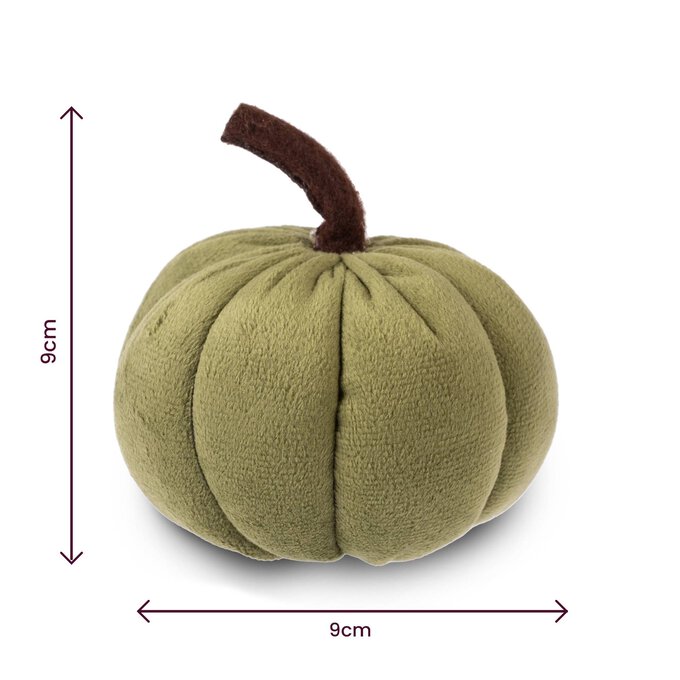 Green Plush Pumpkin 9cm image number 5