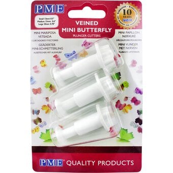 PME Mini Butterfly Plunger Cutters 3 Pack image number 3
