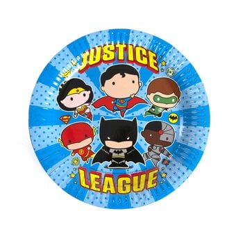 Justice League Paper Plates 8 Pack