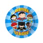 Justice League Paper Plates 8 Pack image number 2