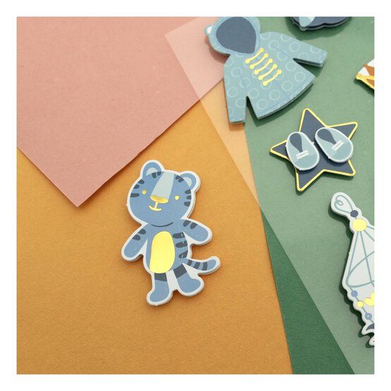 Baby Blue Card Toppers 8 Pack image number 2