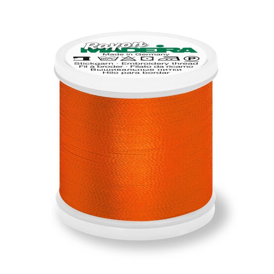 Madeira Tangerine Rayon 40 Thread 200m (1078) image number 1