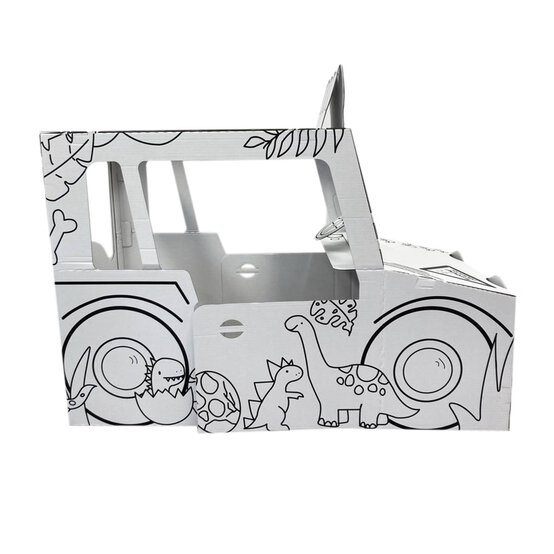 Colour-In Cardboard Dino Safari 4x4 image number 4