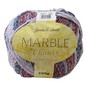 James C Brett Blue Red Marble Chunky Yarn 200g image number 1
