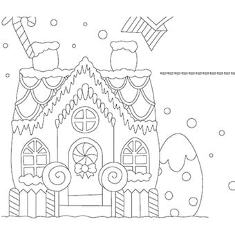 Christmas Place Mat Free Colouring Download