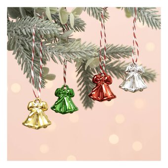 Metallic Bell Decorations 10 Pack