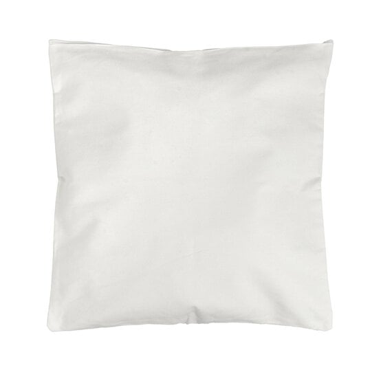 White Canvas Cushion Cover 45cm x 45cm image number 1
