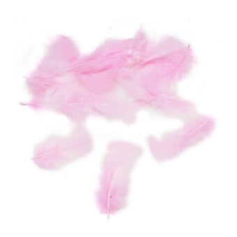 Pink Craft Feathers 5g