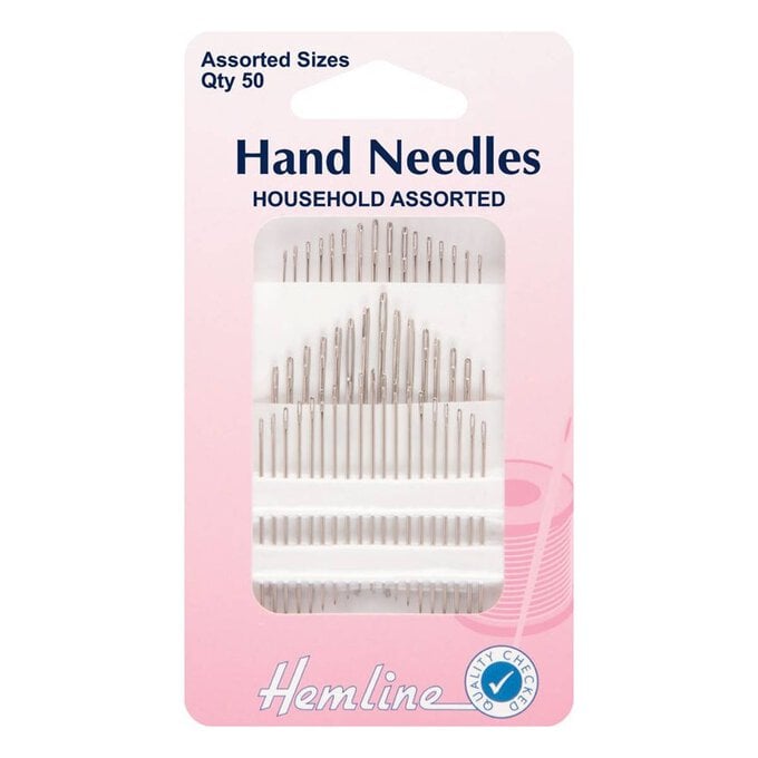 Hemline Household Hand Needles 50 Pack