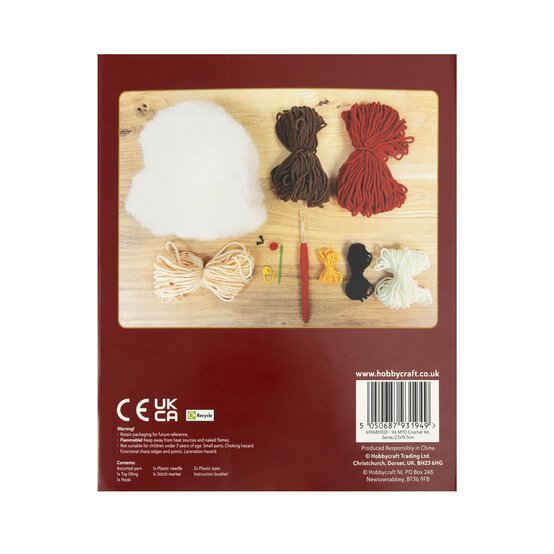Make Your Own Crochet Santa Kit image number 4