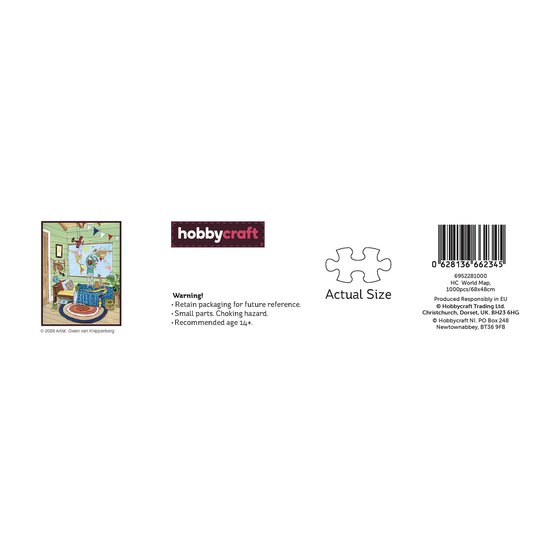 World Map Jigsaw Puzzle 1000 Pieces image number 3