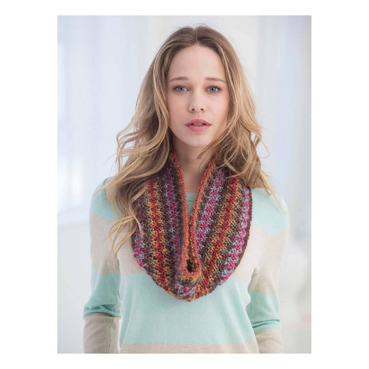 FREE PATTERN Lion Brand Landscapes Textured Cowl L32438 Hobbycraft