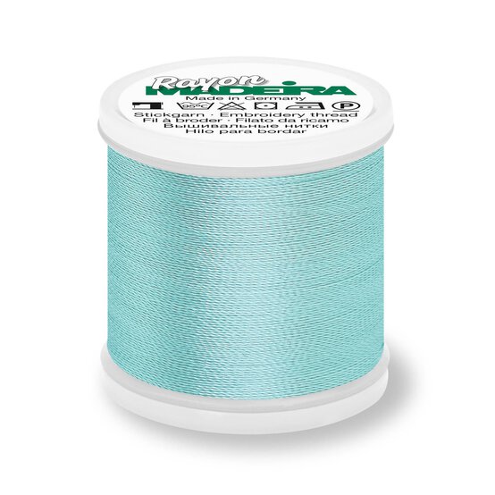 Madeira Light Teal Rayon 40 Thread 200m (1045) image number 1