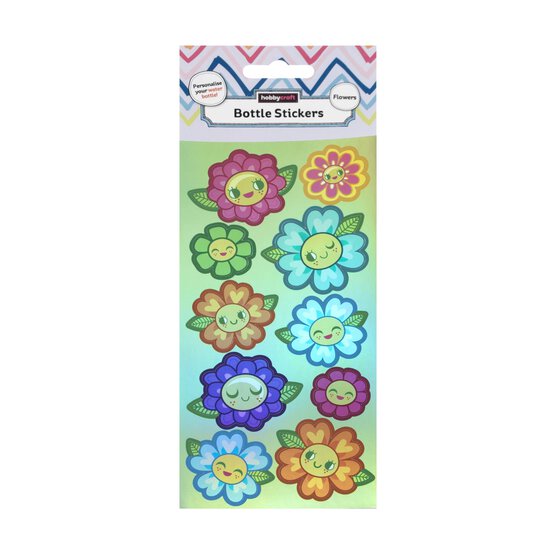 Flower Bottle Stickers image number 1