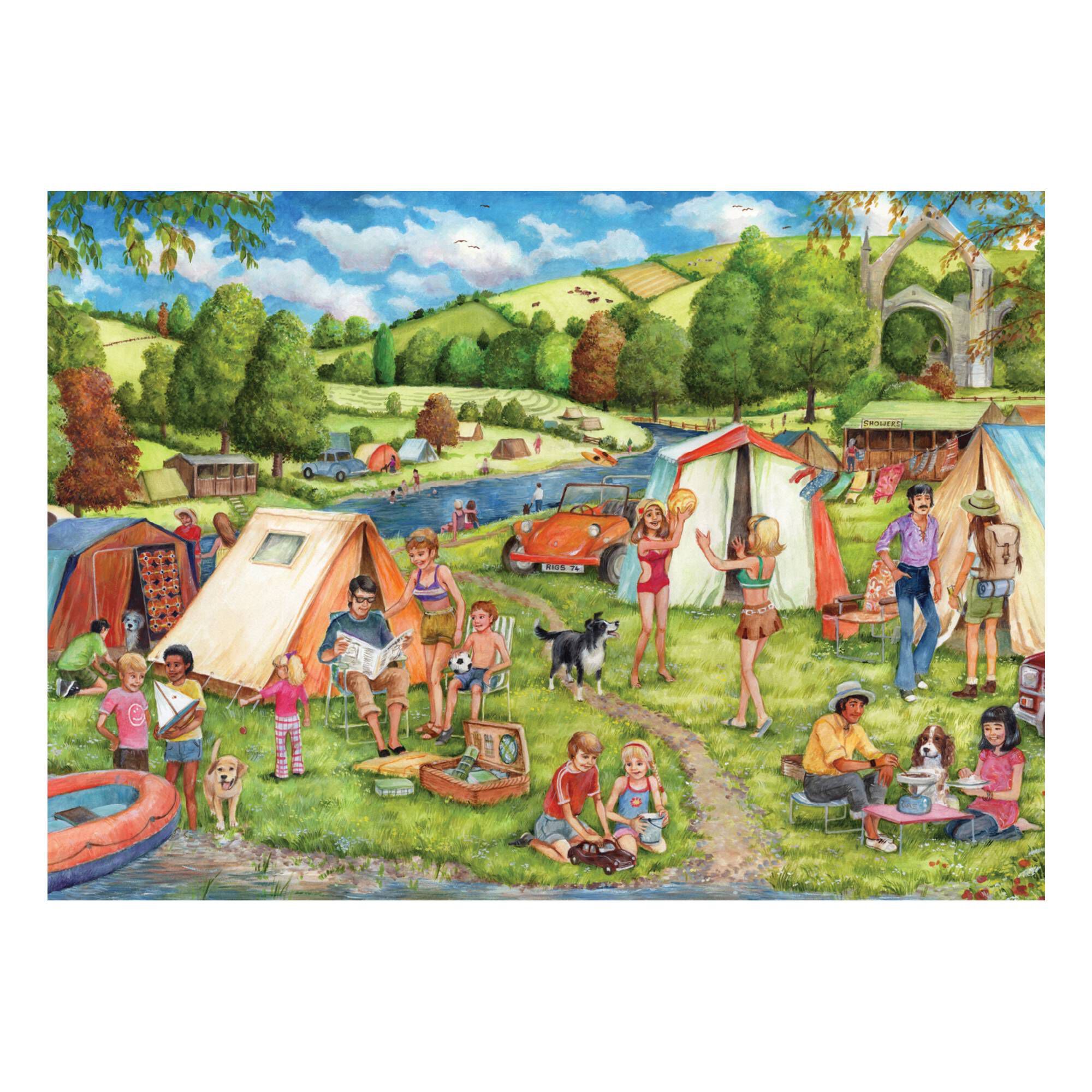 500 XL Pieces Falcon Deluxe Holiday Camp Jigsaw Puzzle 