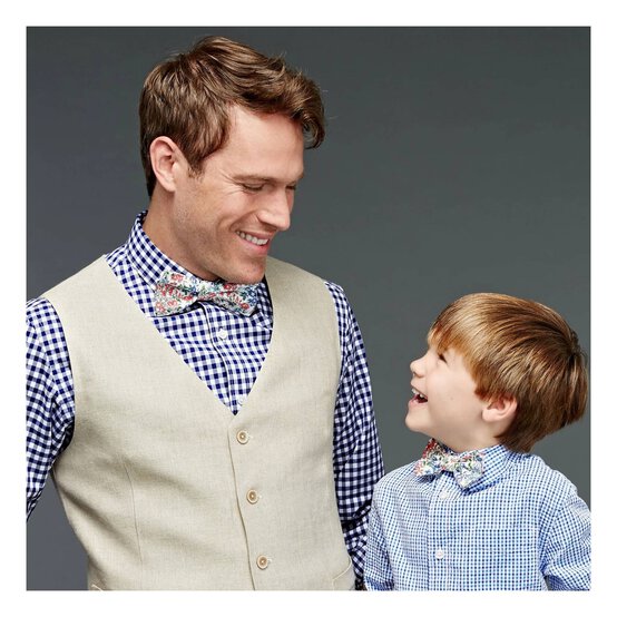 Simplicity Boys&rsquo; and Men&rsquo;s Waistcoat Bowtie Sewing Pattern 8023 image number 2