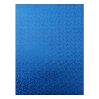 Blue Hologram Foam Sheet 22.5cm x 30cm