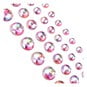 Pale Pink Iridescent Adhesive Gems 42 Pack image number 1